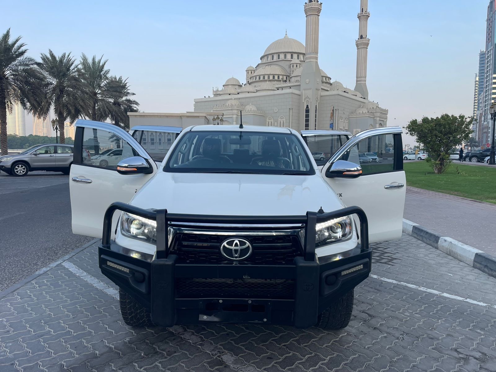 Toyota Hilux SR5 2017 White Bullbar image